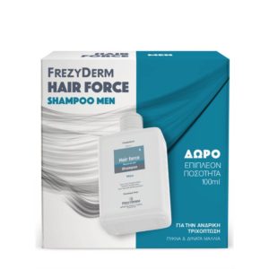 FREZYDERM Hair Force Shampoo Men 200ml & ΔΩΡΟ Επιπλέον 100ml