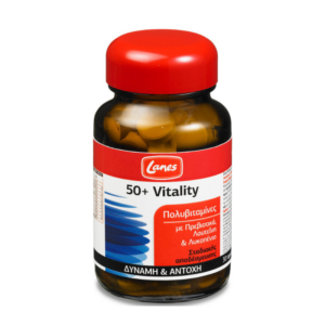 Lanes Πολυβιταμίνες 50+ Vitality Πρεβιοτικά, Λουτεΐνη & Λυκοπένιο Σταδιακής Αποδέσμευσης, 30 ταμπλέτες