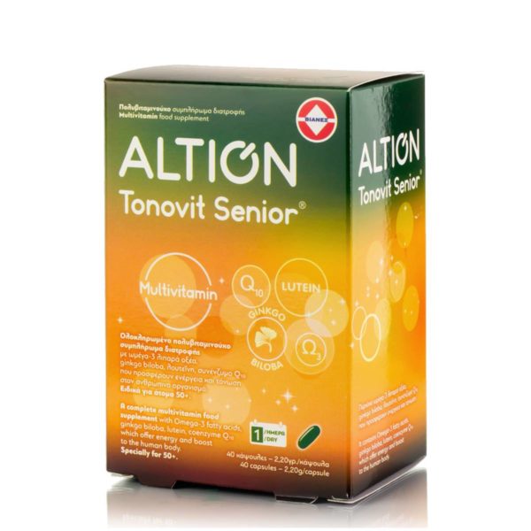 Altion Tonovit Senior Πολυβιταμίνη για άνω των 50 ετών, 40 μαλακές κάψουλες