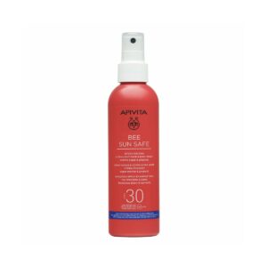 Apivita Bee Sun Safe Hydra Melting Face Body SPF30 Ενυδατικό Αντηλιακό Spray Ελαφριάς Υφής Για Πρόσωπο - Σώμα Με Θαλάσσια Φύκη και Πρόπολη 200ml