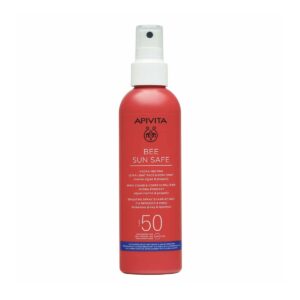 Apivita Bee Sun Safe Hydra Melting Ultra Light Αδιάβροχη Αντηλιακή Λοσιόν Προσώπου και Σώματος SPF50 σε Spray 200ml