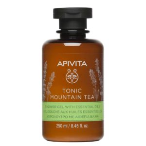 Apivita Tonic Mountain Tea Αφρόλουτρο σε Gel με Αιθέρια Έλαια 250ml