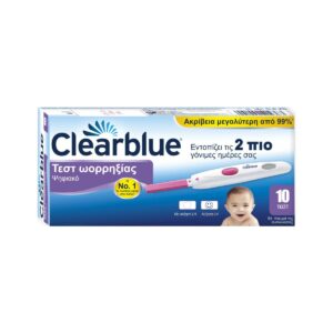 Clearblue Digital Ovulation Ψηφιακό Tεστ Ωορρηξίας 10τμχ Pharmacity