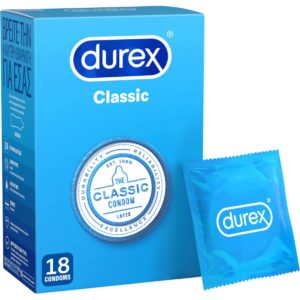 Durex Classic Φυσικά Κλασσικά Προφυλακτικά 18 Τμχ