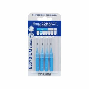 Elgydium Clinic Mono Compact Μεσοδόντια Βουρτσάκια 0.4mm Μπλε 4τμχ