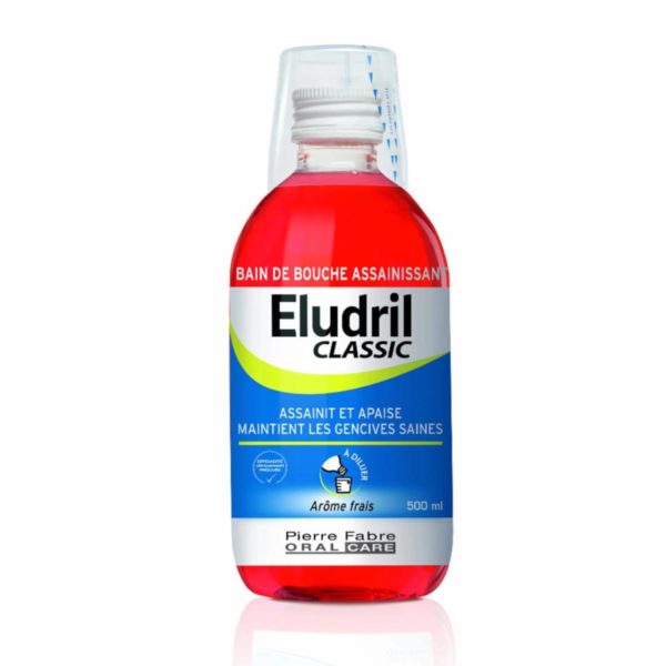 Elgydium Eludril Classic 500ml - Στοματικό Διάλυμα Χλωρεξιδίνης 0,10%
