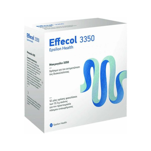 Epsilon Health Effecol 3350 για Χρόνια Δυσκοιλιότητα 12 Φακελίσκοι x 6.563g