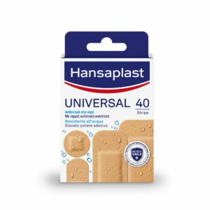 Hansaplast Αδιάβροχα Αυτοκόλλητα Επιθέματα Universal Different Shapes 40τμχ