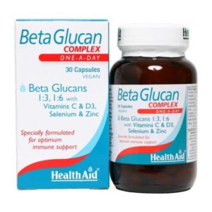 Health Aid BetaGlucan Συμπλήρωμα για την Ενίσχυση του Ανοσοποιητικού 30 φυτικές κάψουλες
