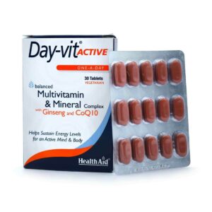Health Aid Day-Vit Active Βιταμίνη για Ενέργεια 30 ταμπλέτες