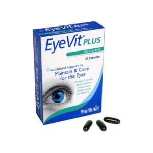 Health Aid Eyevit plus Κόκκινα Μάτια & Μαύρους Κύκλους, 30 κάψουλες
