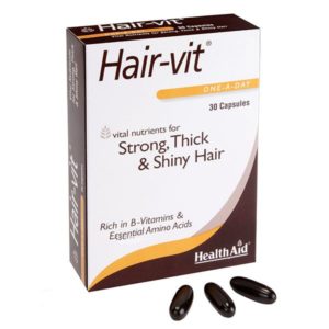 Health Aid Hair-Vit Συνδυασμός Βιταμινών και Μετάλλων για τα Μαλλιά 30 κάψουλες