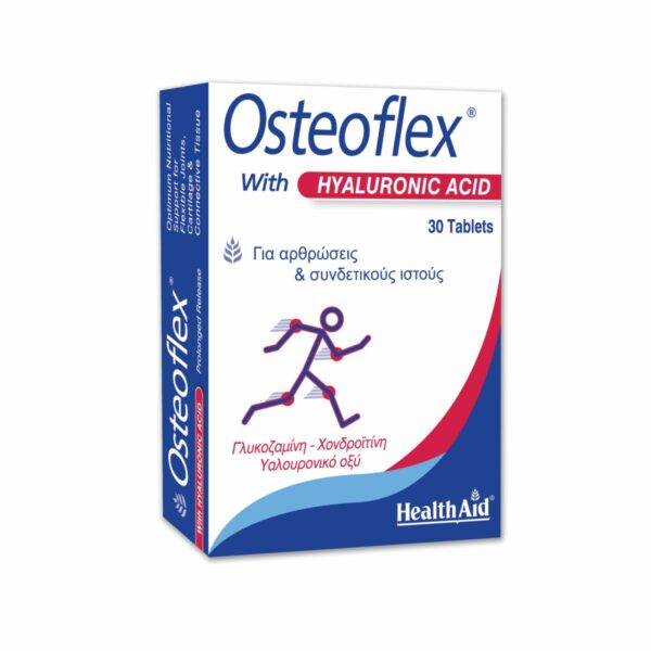 Health Aid Osteoflex with Hyaluronic Acid Συμπλήρωμα για την Υγεία των Αρθρώσεων 30 ταμπλέτες