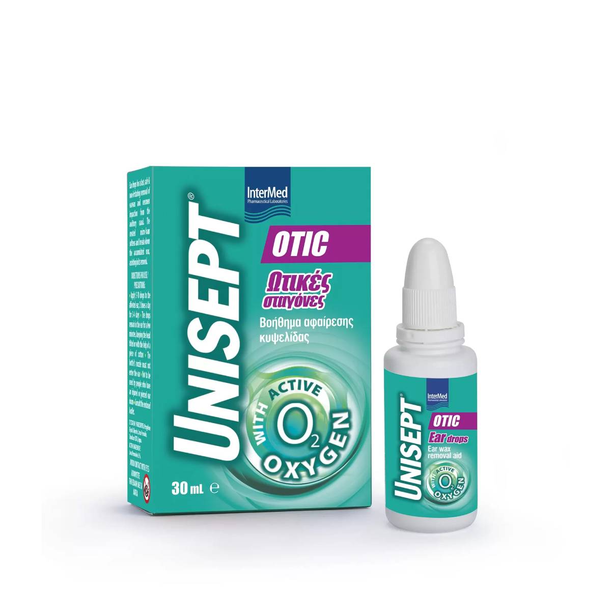 Intermed Unisept Otic Σταγόνες για Καθαρισμός Αυτιών 10ml