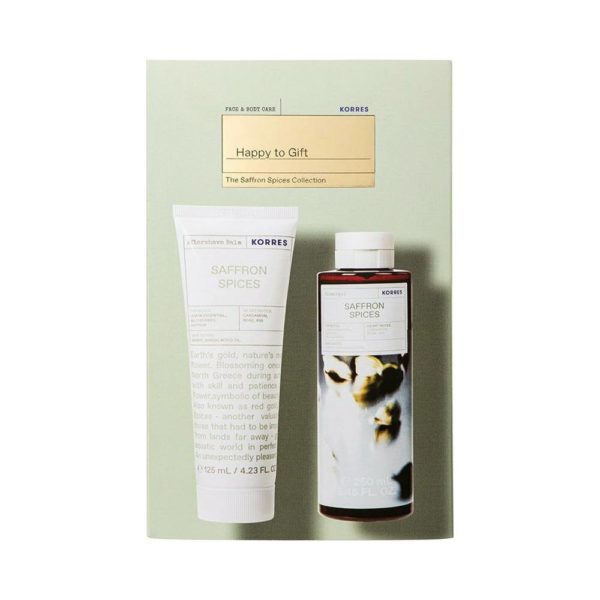 KORRES Set Happy to Gift Shower & Body Care Kit The Saffron Spices Collection 2 Τεμάχια