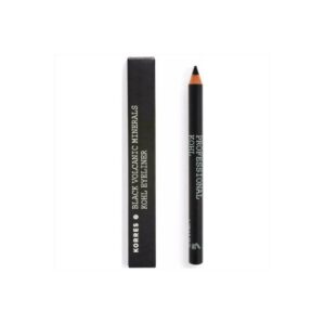Korres Black Volcanic Minerals Professional Kohl Eyeliner Μαύρο Μολύβι Ματιών με Μαλακή Υφή για το Εσωτερικό των Ματιών, 1.14gr