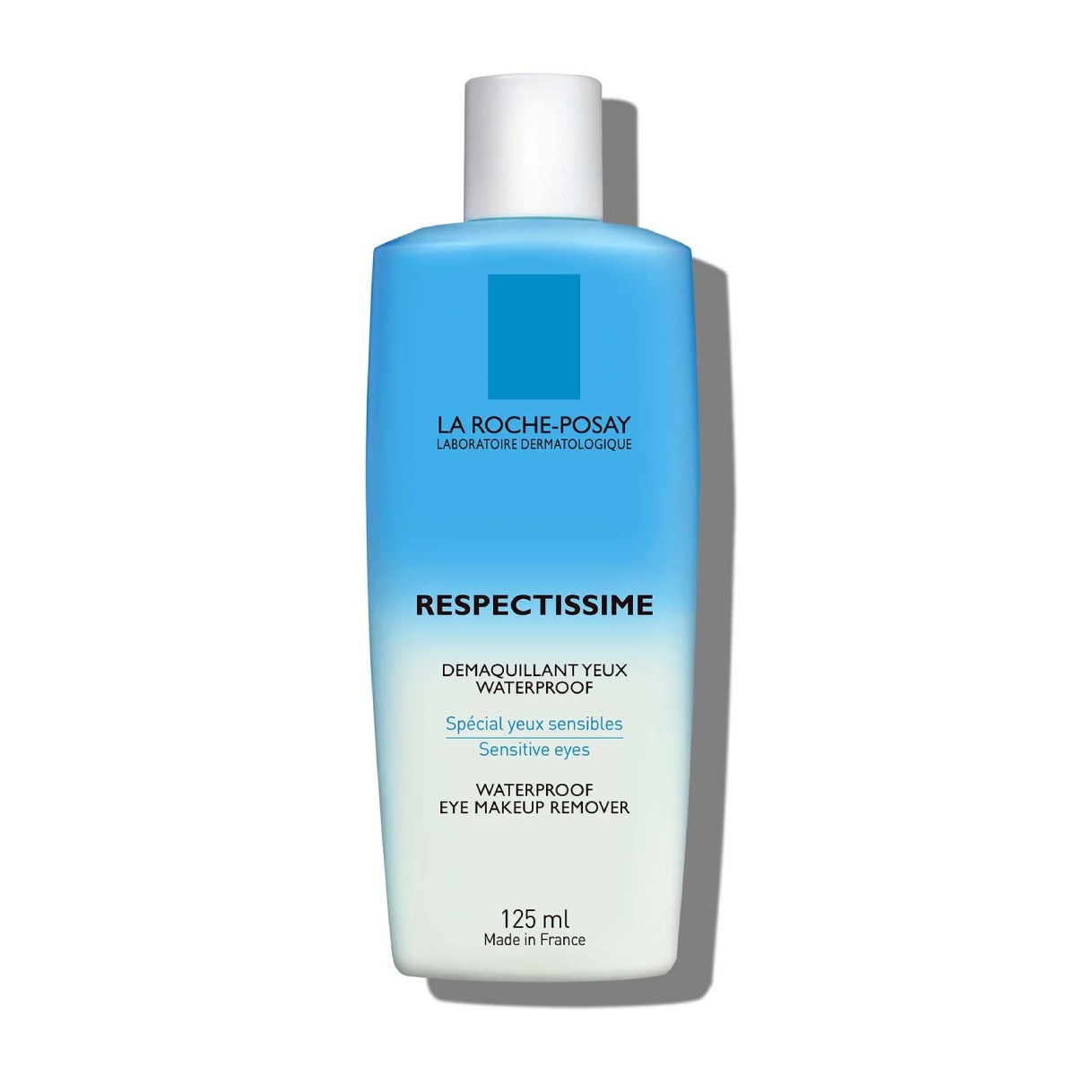 La Roche Posay Waterproof Remover Υγρό Ντεμακιγιάζ Respectissime Eye Makeup για Ευαίσθητες Επιδερμίδες 125ml