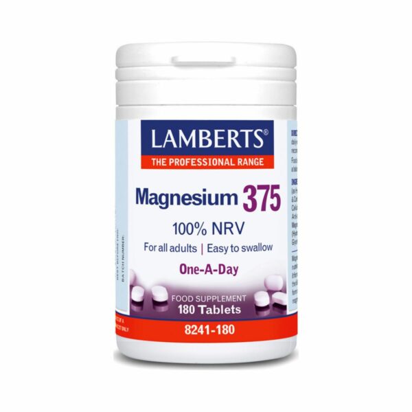 Lamberts Magnesium 375 100% NRV 180 ταμπλέτες