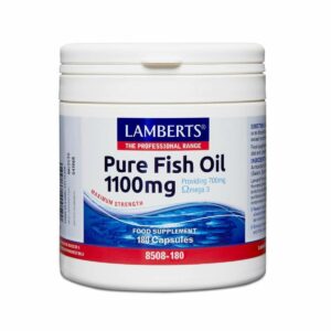 Lamberts Maximum Strength Pure Fish Oil Ιχθυέλαιο 1100mg 180 κάψουλες