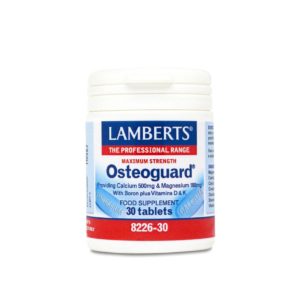 Lamberts Osteoguard plus Boron & Vitamin D3 25IU Συμπλήρωμα για την Υγεία των Οστών 30 ταμπλέτες