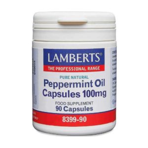 Lamberts Peppermint Oil 100mg για το Σύνδρομο Ευερέθιστου Εντέρου 90 κάψουλες
