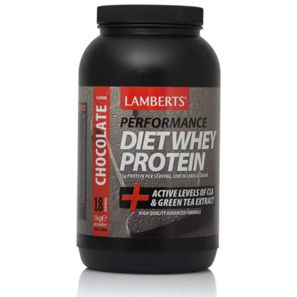 Lamberts Performance Diet Whey Protein Πρωτεΐνη Ορού Γάλακτος με Γεύση Σοκολάτα 1kg