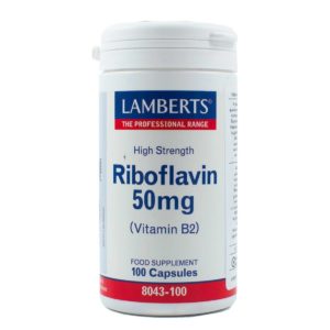 Lamberts Riboflavin(Vit B2) 50 mg 100 κάψουλες
