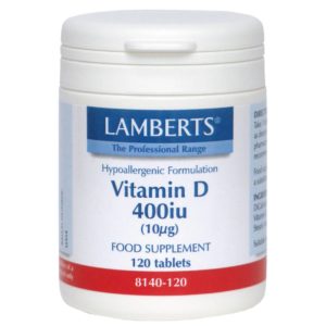 Lamberts Vitamin D3 400iu 120 ταμπλέτες