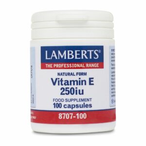 Lamberts Vitamin E Βιταμίνη για Αντιοξειδωτικό 250iu 168mg 100 κάψουλες