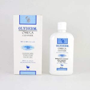 Olyderm Omega Cleanser Καθαριστικό Γαλάκτωμα Ήπιου Αφρισμού για Ξηρό Δέρμα 300ml