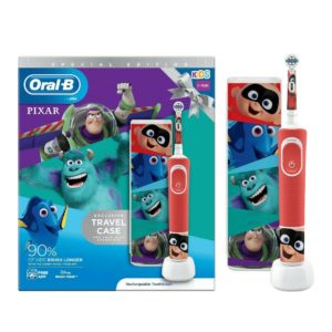 Oral-B Kids 3+ Years Vitality Ηλεκτρική Οδοντόβουρτσα Special Edition Pixar & Travel Case