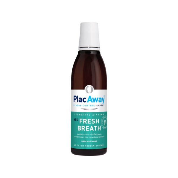 PlacAway Fresh Breath Στοματικό Διάλυμα για την Αντιμετώπιση της Κακοσμίας 250ml