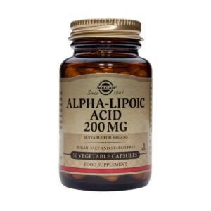 Solgar Alpha Lipoic Acid χωρίς Γλουτένη 200mg 50 φυτικές κάψουλες