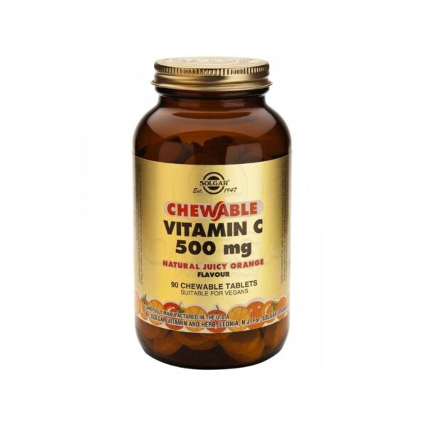 Solgar-Chewable-Vitamin-C-500mg-Orange-90-μασώμενες-ταμπλέτες-Pharmacity