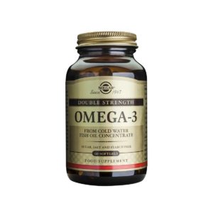 Solgar Double Strength Omega 3 Ιχθυέλαιο 60 μαλακές κάψουλες