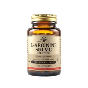Solgar L-Arginine 500mg 50 φυτικές κάψουλες
