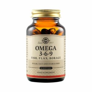 Solgar Omega 3-6-9 Συμπλήρωμα Διατροφής με Ωμέγα Λιπαρά Οξέα για την Υγεία του Εγκεφάλου & του Καρδιαγγειακού Συστήματος, 60softgels