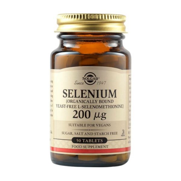 Solgar Selenium 200mcg 50 ταμπλέτες Pharmacity