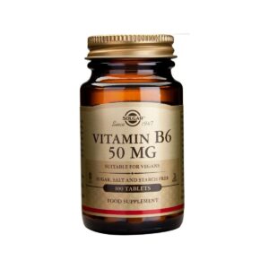 Solgar Vitamin B6 Βιταμίνη 50mg 100 ταμπλέτες