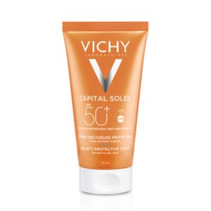 Vichy Capital Soleil SPF 50+ Αντηλιακή Κρέμα Προσώπου με Βελούδινη Υφή 50ml