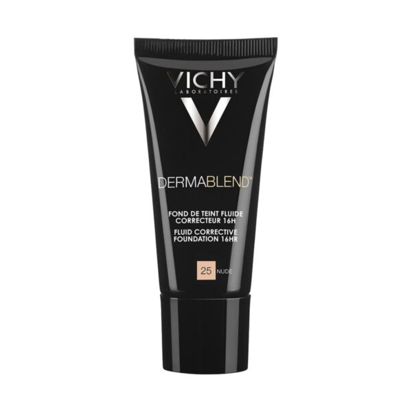 Vichy Dermablend 25 Fluid Make Up - Nude Διορθωτικό Make-Up Υψηλής Κάλυψης έως 16hrs, 30ml