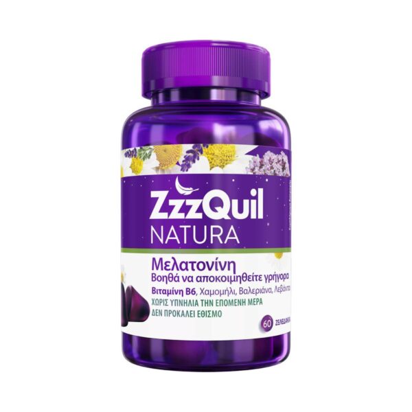ZzzQuil Natura Συμπλήρωμα Διατροφής με Μελατονίνη Συμπλήρωμα για τον Ύπνο Forest Fruits 60 ζελεδάκια