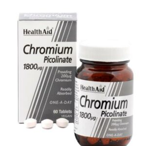 HEALTH AID CHROMIUM PICOLINATE 1800μg 60TB