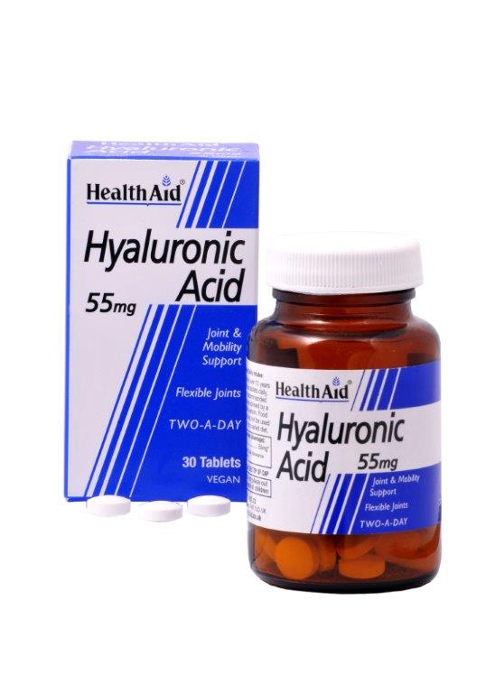 Health Aid Acid Hyaluronic 55mg 30 ταμπλέτες