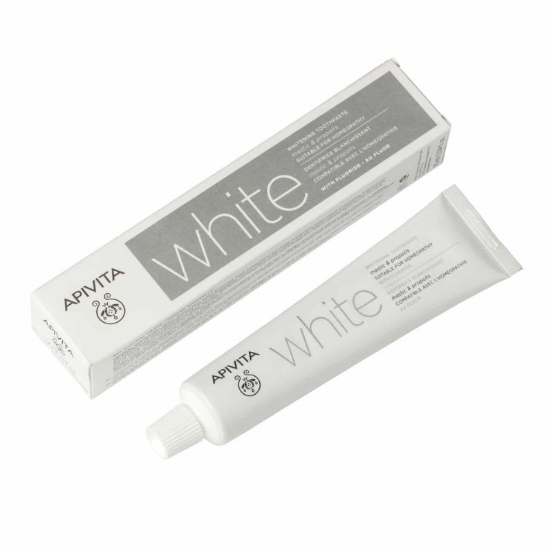 Apivita White Οδοντόκρεμα για Λεύκανση με Μαστίχα & Πρόπολη 75ml