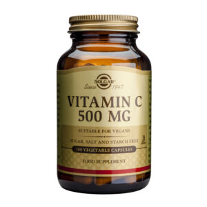 Solgar Vitamin C Βιταμίνη για Ενέργεια & Ανοσοποιητικό 500mg 100 φυτικές κάψουλες