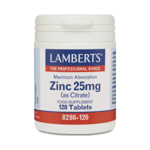 Lamberts Zinc 25mg (Citrate) 120 ταμπλέτες