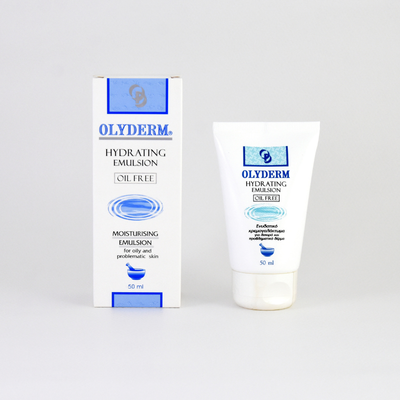 Olyderm Hydrating Emulsion Oil Free Ενυδατικό Κρεμογαλάκτωμα 50ml