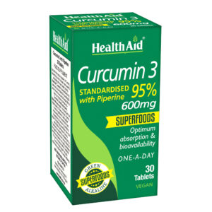 Health Aid Curcumin 3 600mg 30 ταμπλέτες