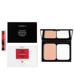Korres Wild Rose Compact Powder Πούδρα Άγριο Τριαντάφυλλο Απόχρωση WRP3 10ml